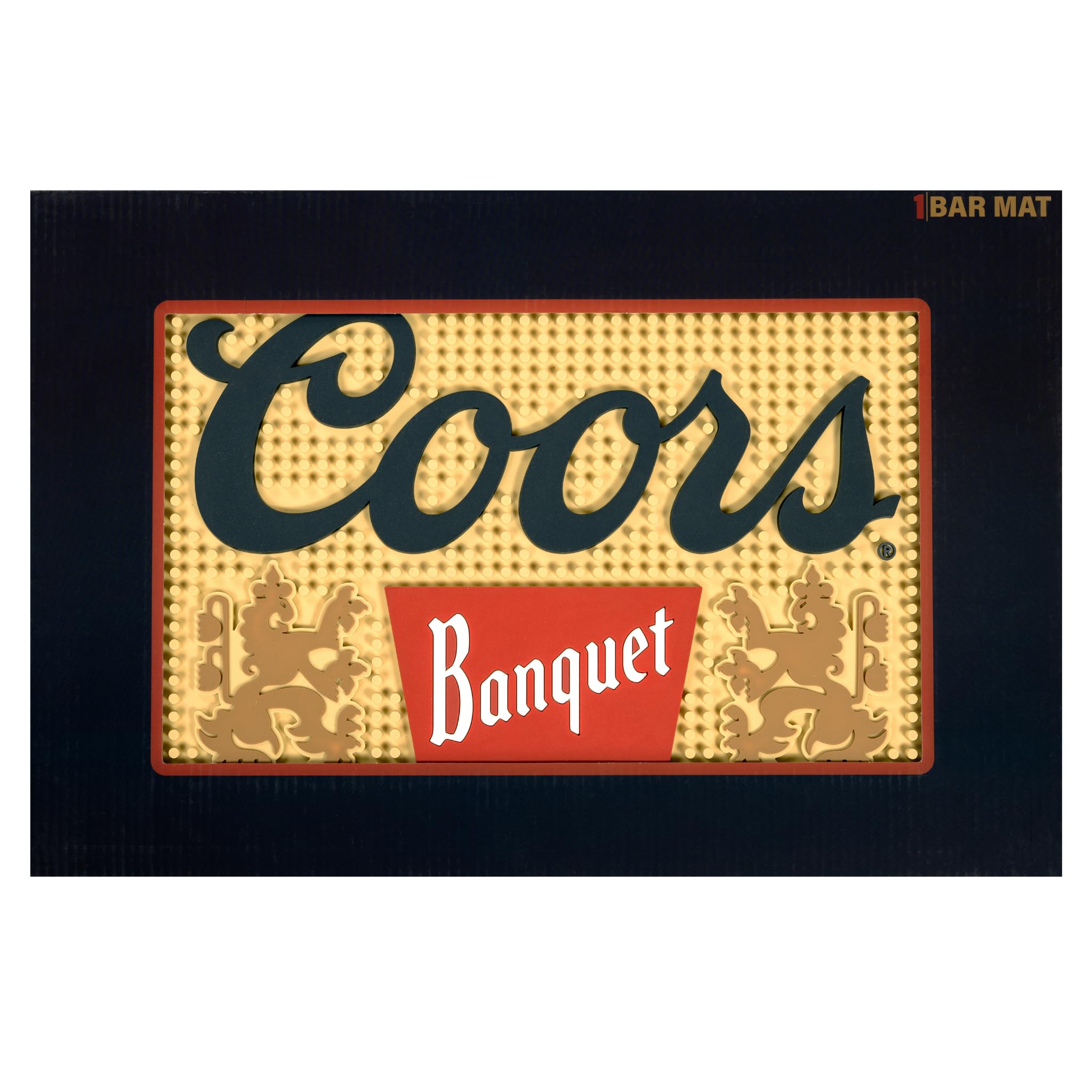 Protege superficies de cocina y mostradores con Coors Banquet alfombrilla LORD'S ROCKS, fácil de limpiar.