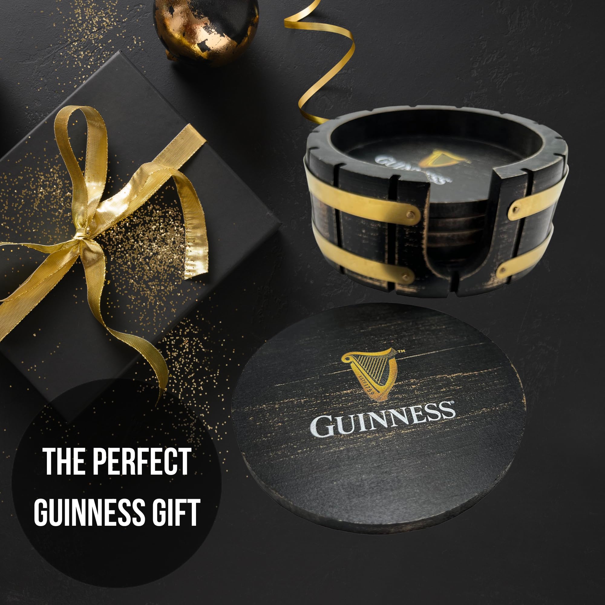 LORD'S ROCKS Guinness conjunto de 6 posavasos para casa