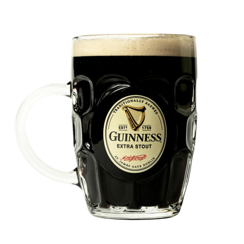 Vaso LORD'S ROCKS con logo Guinness, experiencia auténtica.