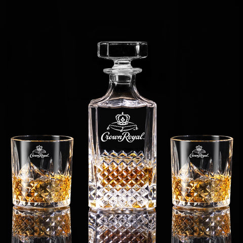 Presentación lista para regalo Crown Royal con LORD'S ROCKS