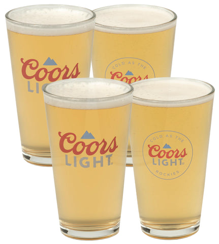 Vaso LORD'S ROCKS con logo auténtico Coors Light para un look de barra.
