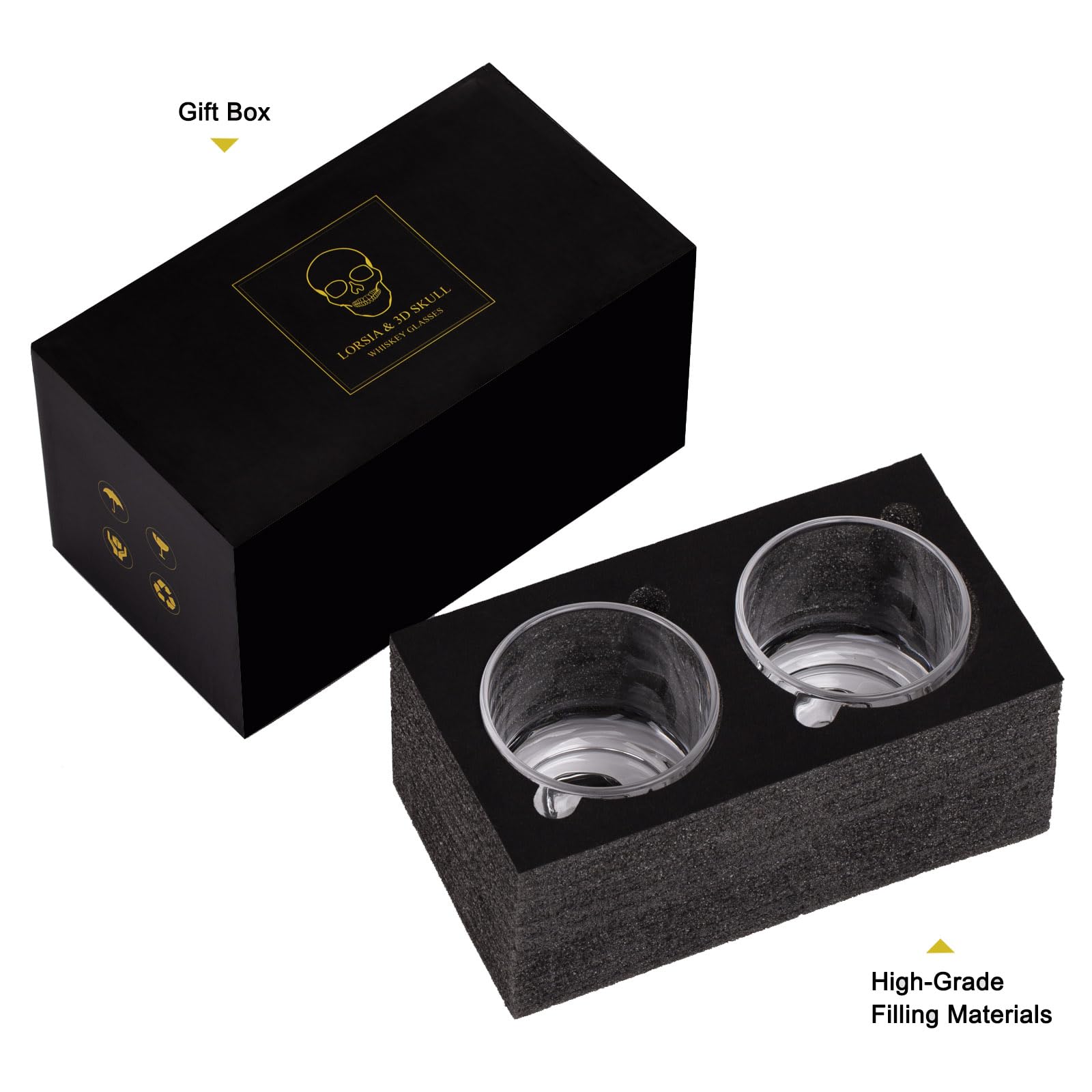 Apto para lavavajillas, vaso de cristal LORSIA mantiene el brillo.