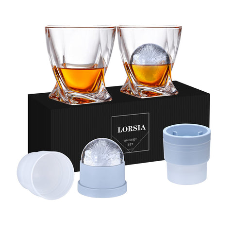 Vaso whiskey cristal LORSIA para degustación elegante