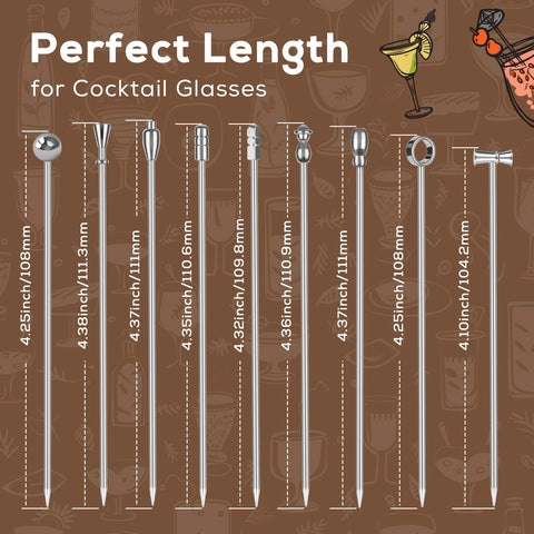 Losneg palillos para aperitivos y bebidas, ideales para fiestas y recepciones.