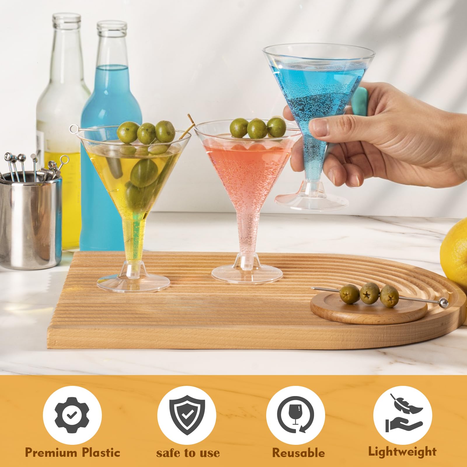 Perfectas para fiestas al aire libre y piscina con estilo.