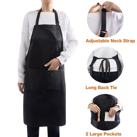 Delantal loteaf para cocina, barbacoa o tareas diarias.