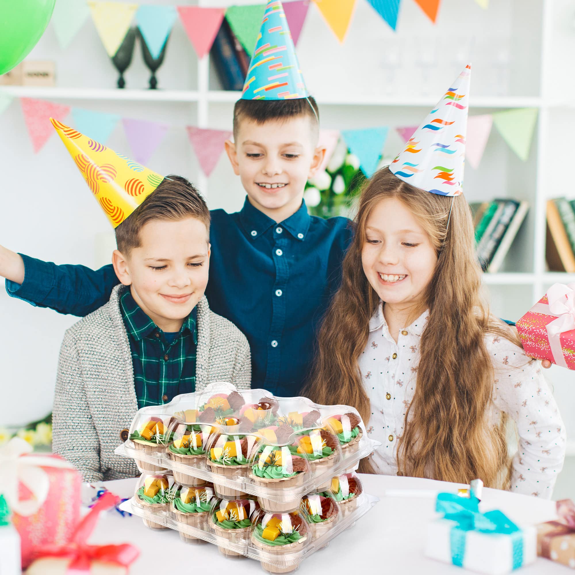 LotFancy cajas cupcakes para eventos: bodas, fiestas y celebraciones