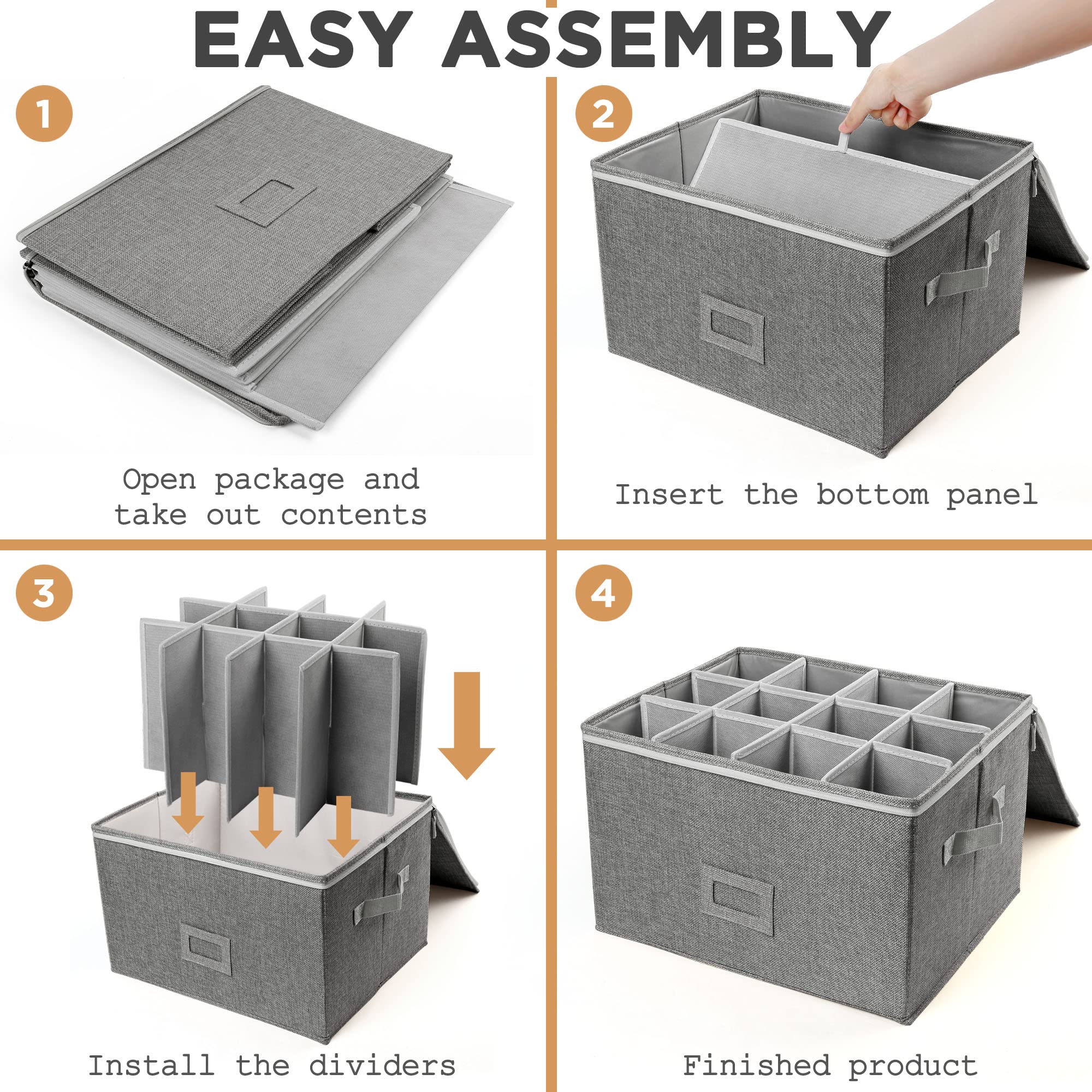 LotFancy diseño-gris-elegante: estilo sobrio que complementa habitaciones y armarios.