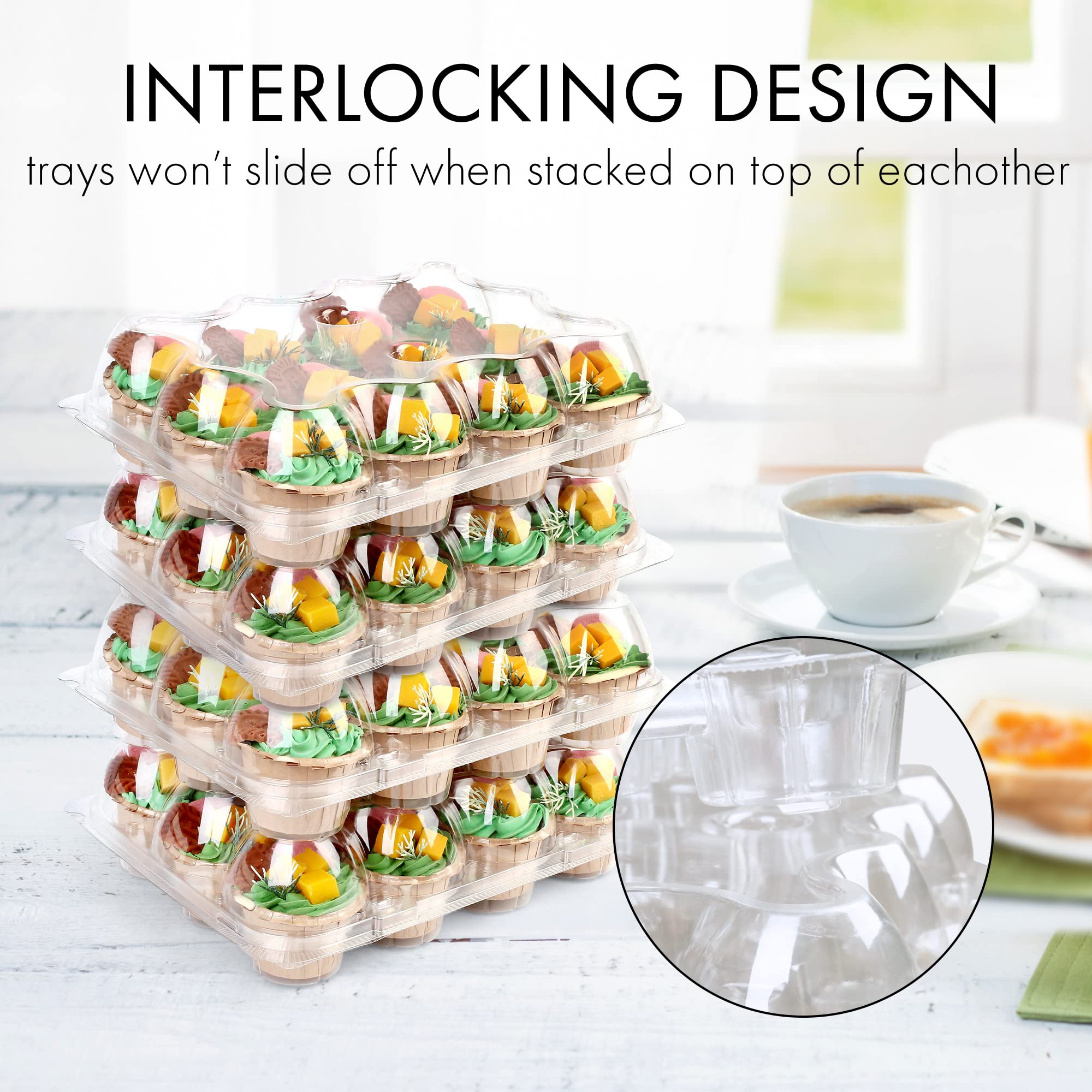 Soportes en embudo LotFancy protegen el glaseado y decoraciones