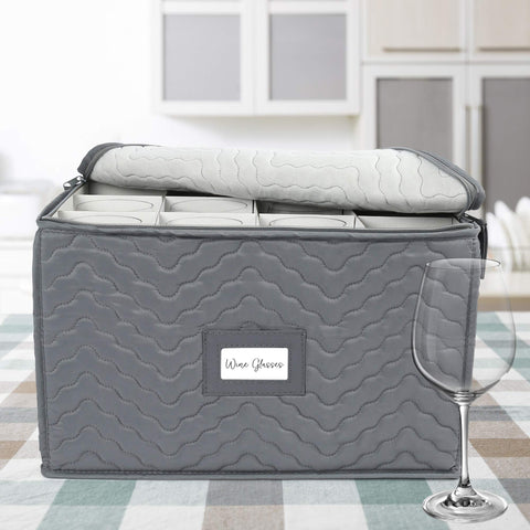 LotFancy uso práctico para fiestas y cenas con cristalería organizada.