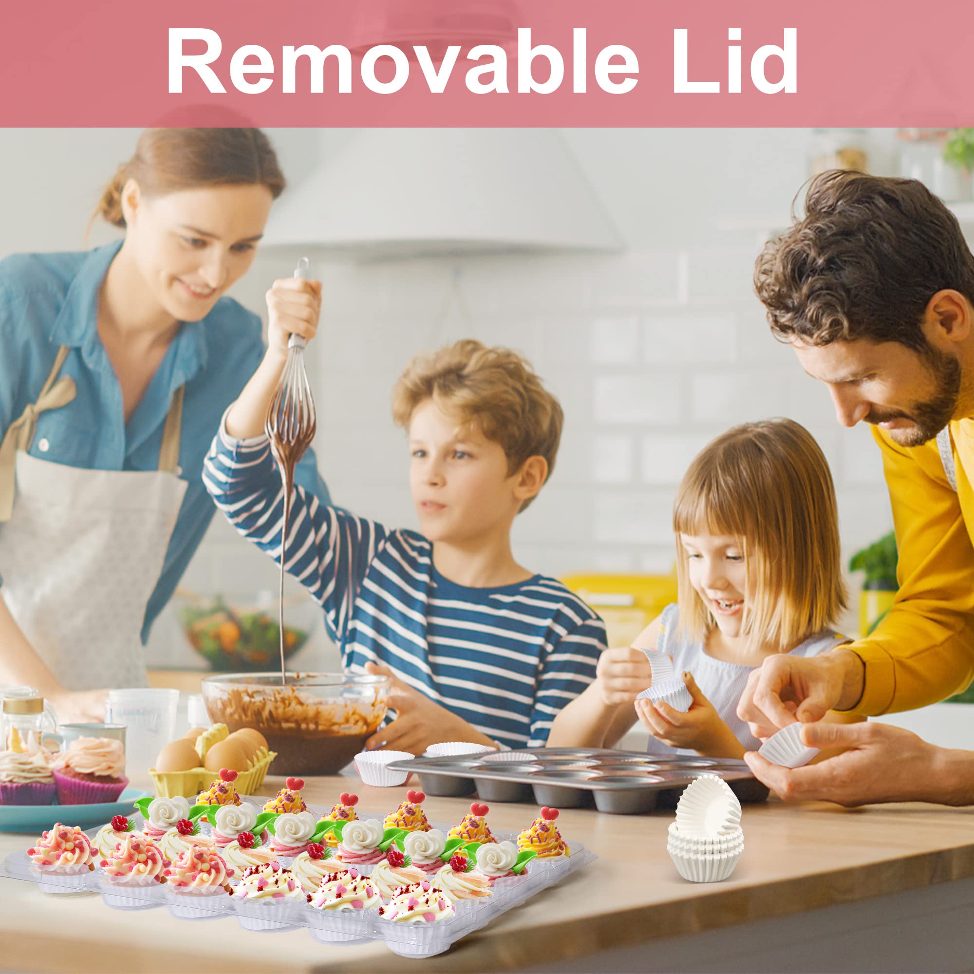 LotFancy uso versátil para pasteles, tartas y muffins en eventos.