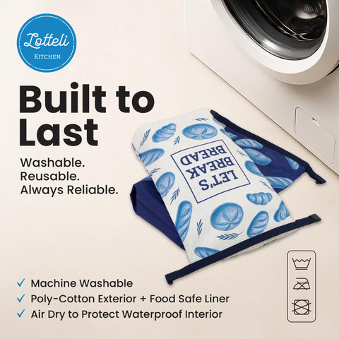 LOTTELI KITCHEN bolsa pan lavable a máquina para uso sostenible