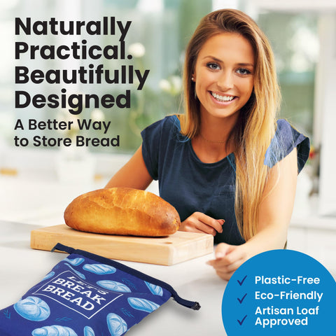 LOTTELI KITCHEN pack de dos bolsas, regalo ecológico para panaderos
