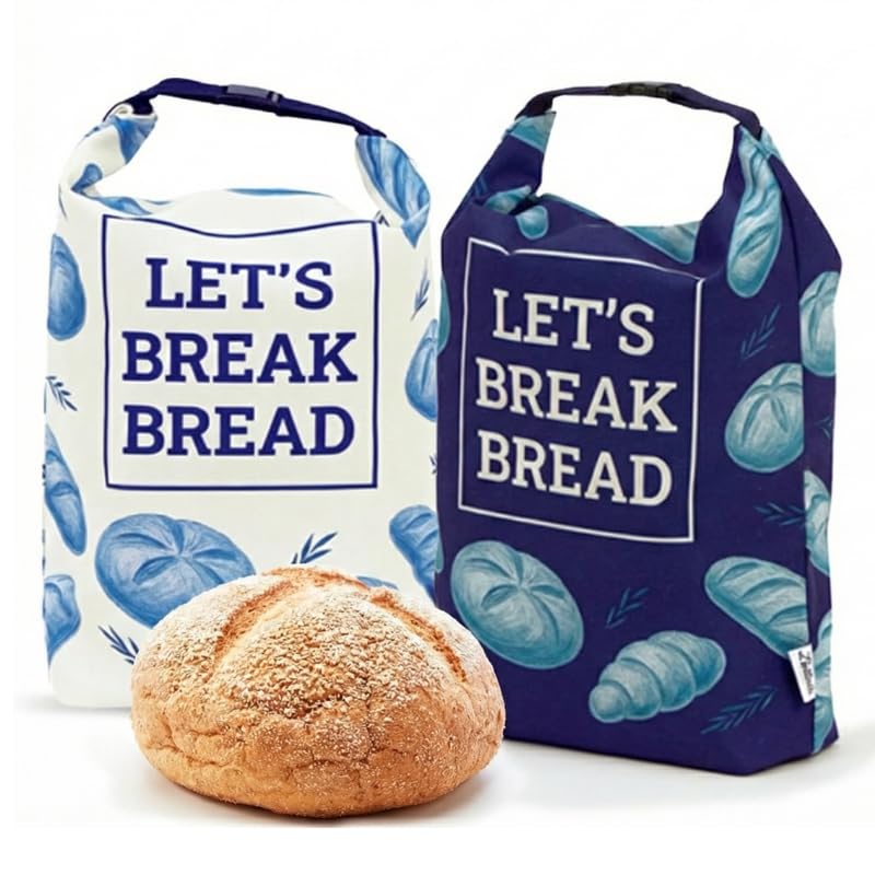 LOTTELI KITCHEN bolsa pan reutilizable con cierre cremallera para conservar pan fresco