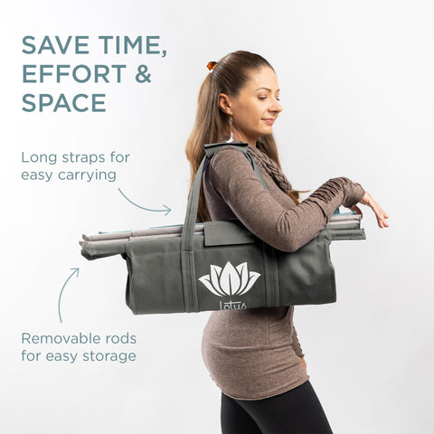 Lotus bolsa desmontable con cierre para adaptar a mandados