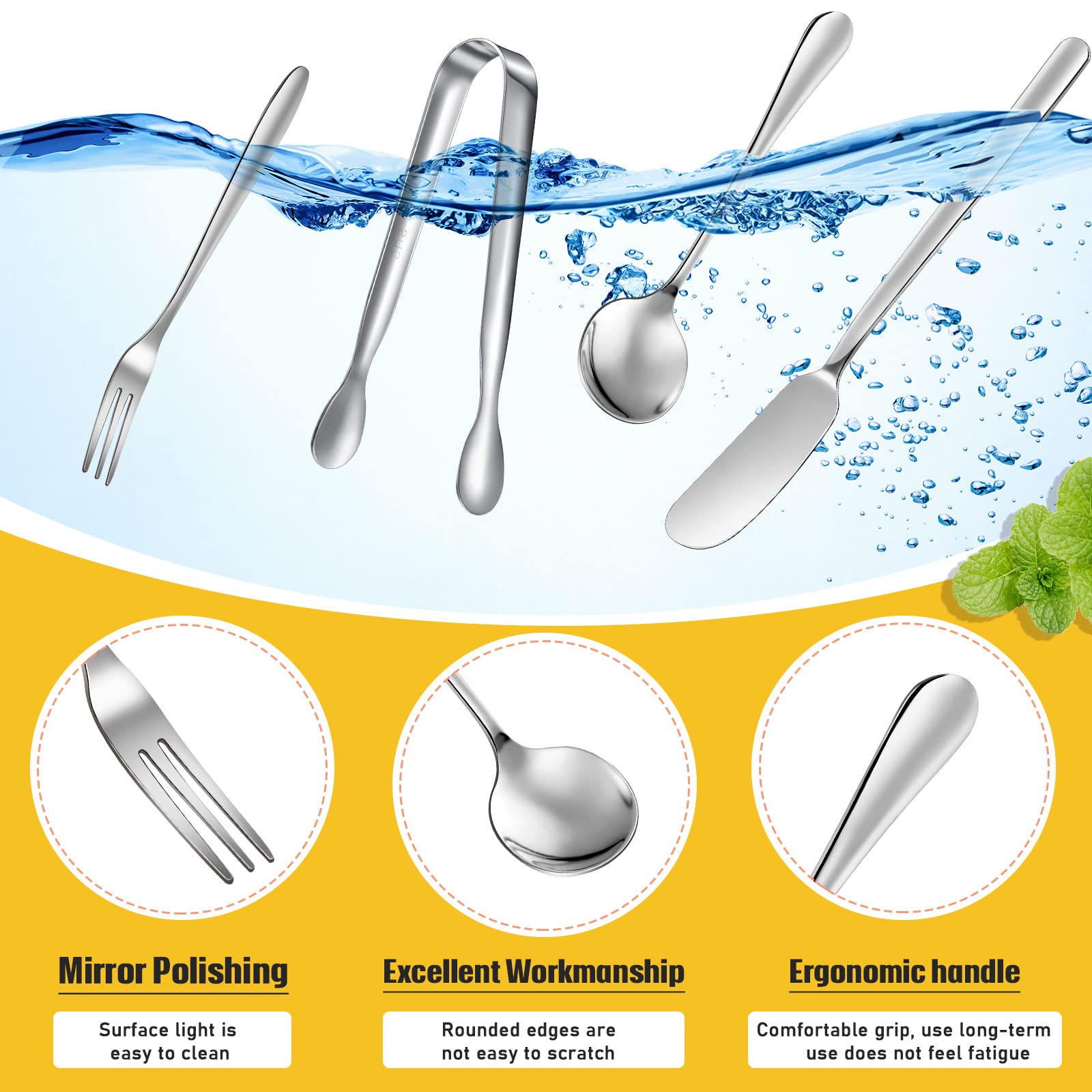 Lounsweer cucharas para servir charcuterie, ideales para porciones limpias