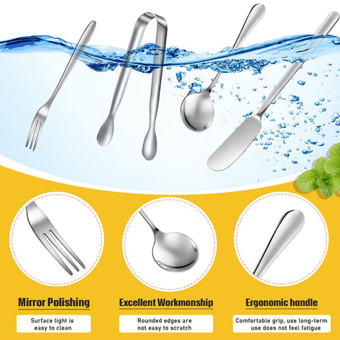 Lounsweer cucharas para servir charcuterie, ideales para porciones limpias