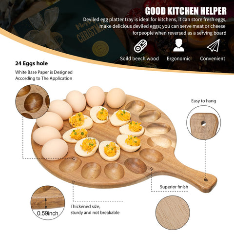 Portahuevos duros Lounsweer, ideal para conservar huevos cocidos en refrigerador.