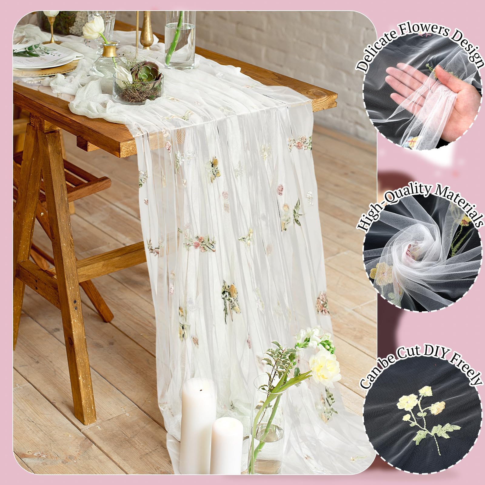 Lounsweer Set de 3 piezas: ideal para completar la decoración de mesa.