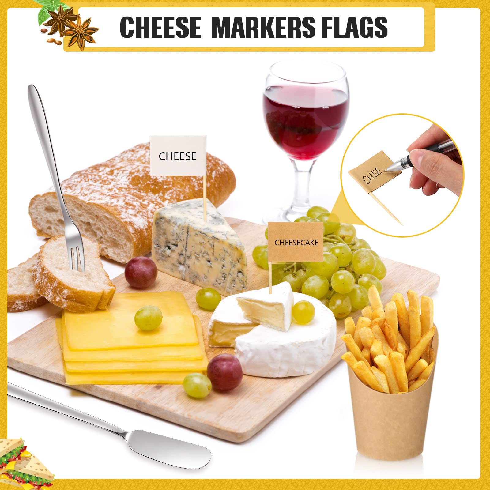 Lounsweer tenedores mini para degustación de bocados y aperitivos