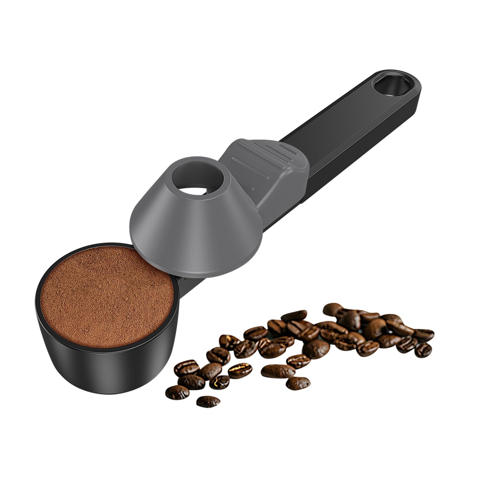 Lov Sprout cuchara-medidora con embudo para medir café con precisión.
