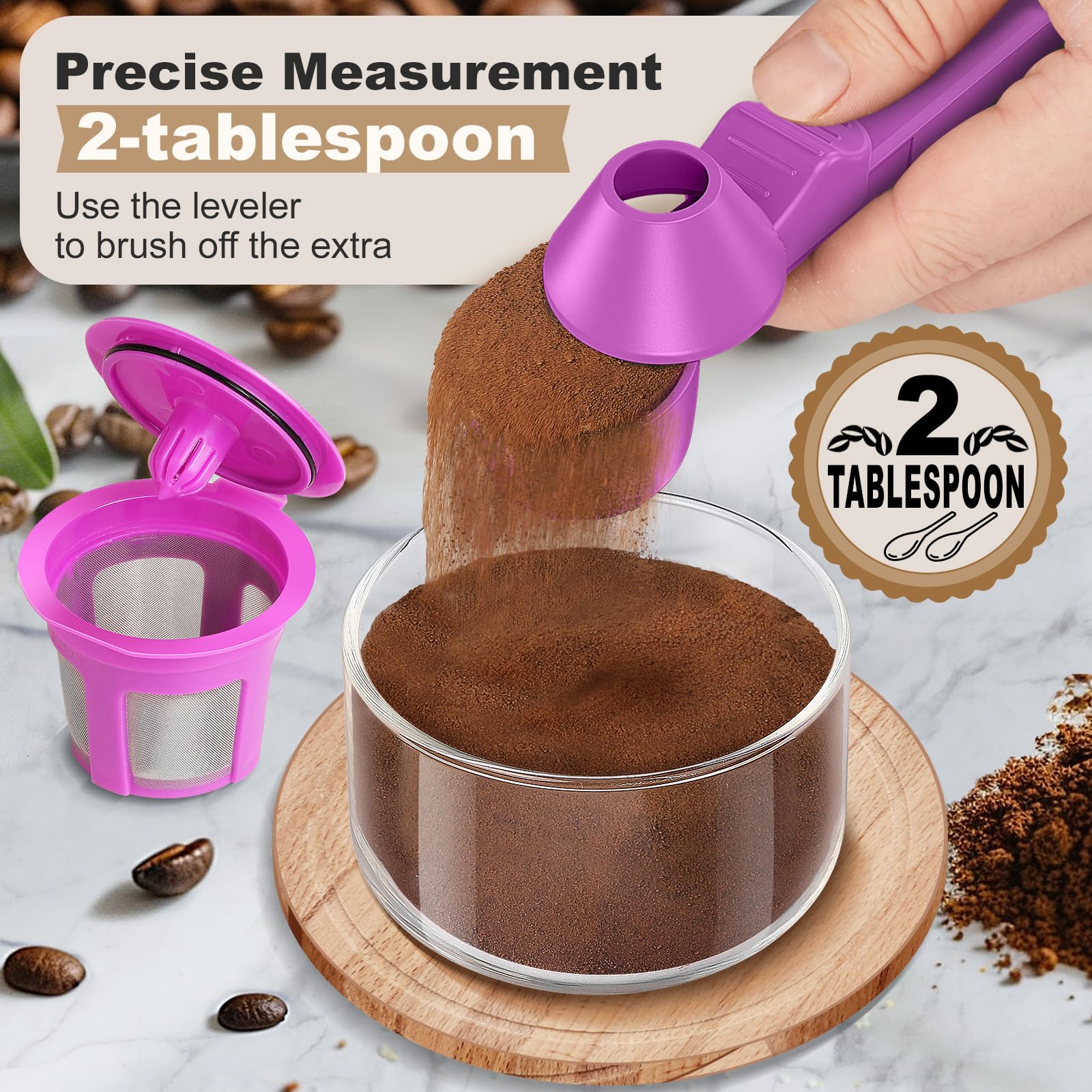 Lov Sprout embudo para cafe facilita el llenado de pods reutilizables sin ensuciar