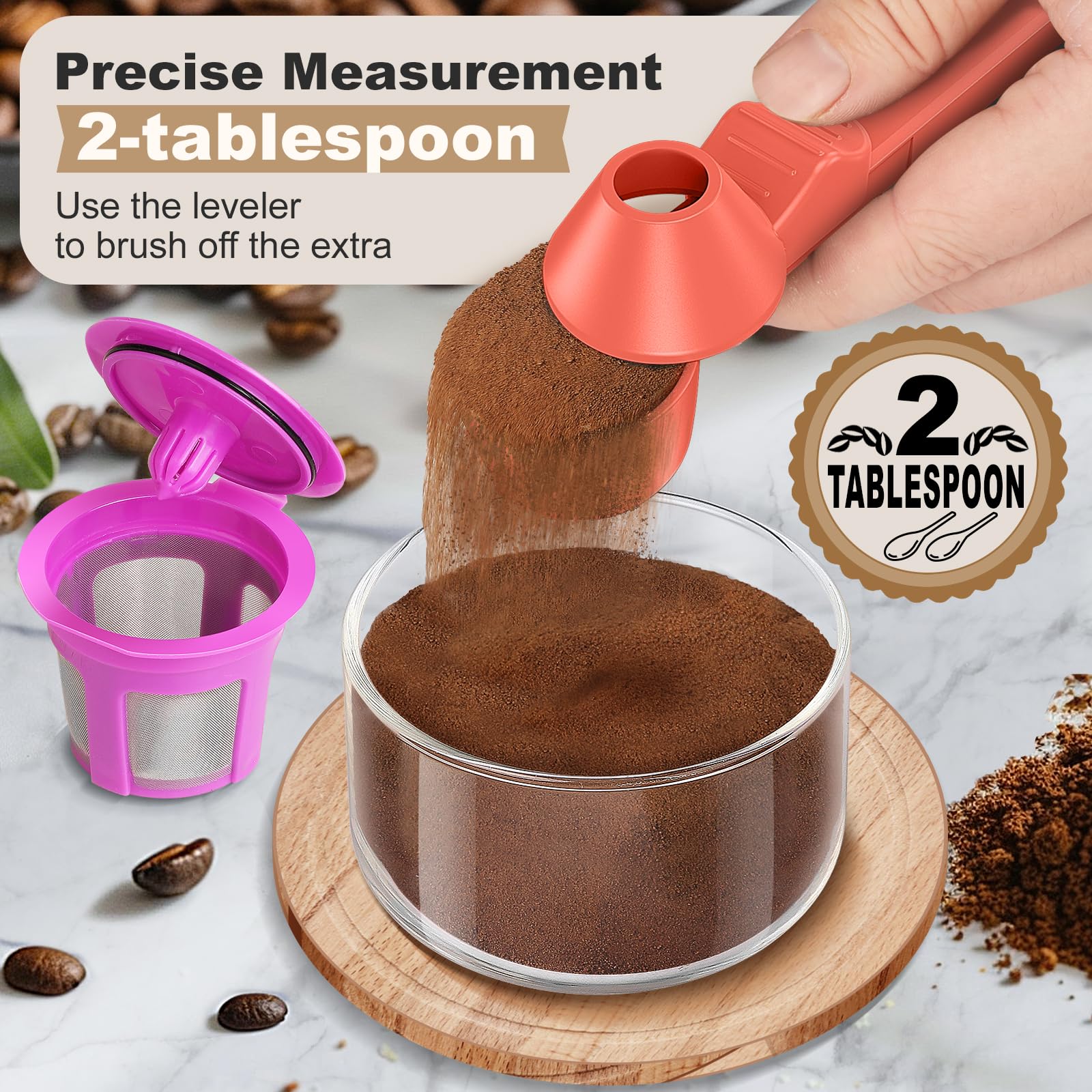 Lov Sprout: embudo-cafe-kcup-reutilizable para rellenar cápsulas con precisión