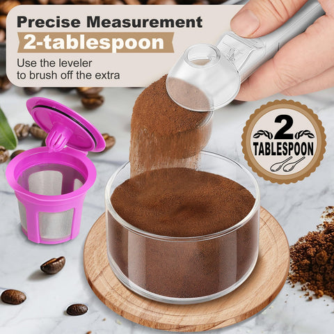 Lov Sprout embudo cafe medicion precisa para rellenar polvos