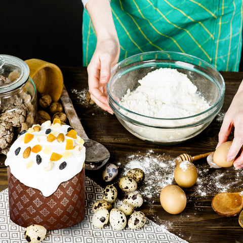 LOVARE set para Pascua, perfecto para panettone, muffins y magdalenas.