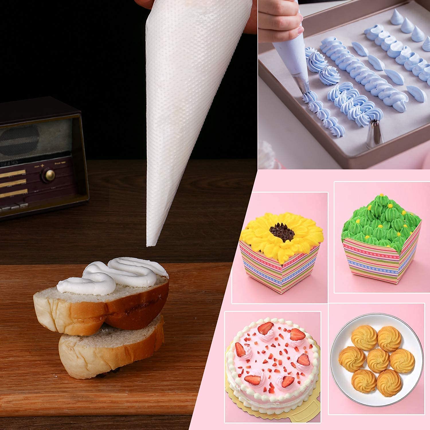Uso versátil LoveBB para rellenos y glaseado en pasteles