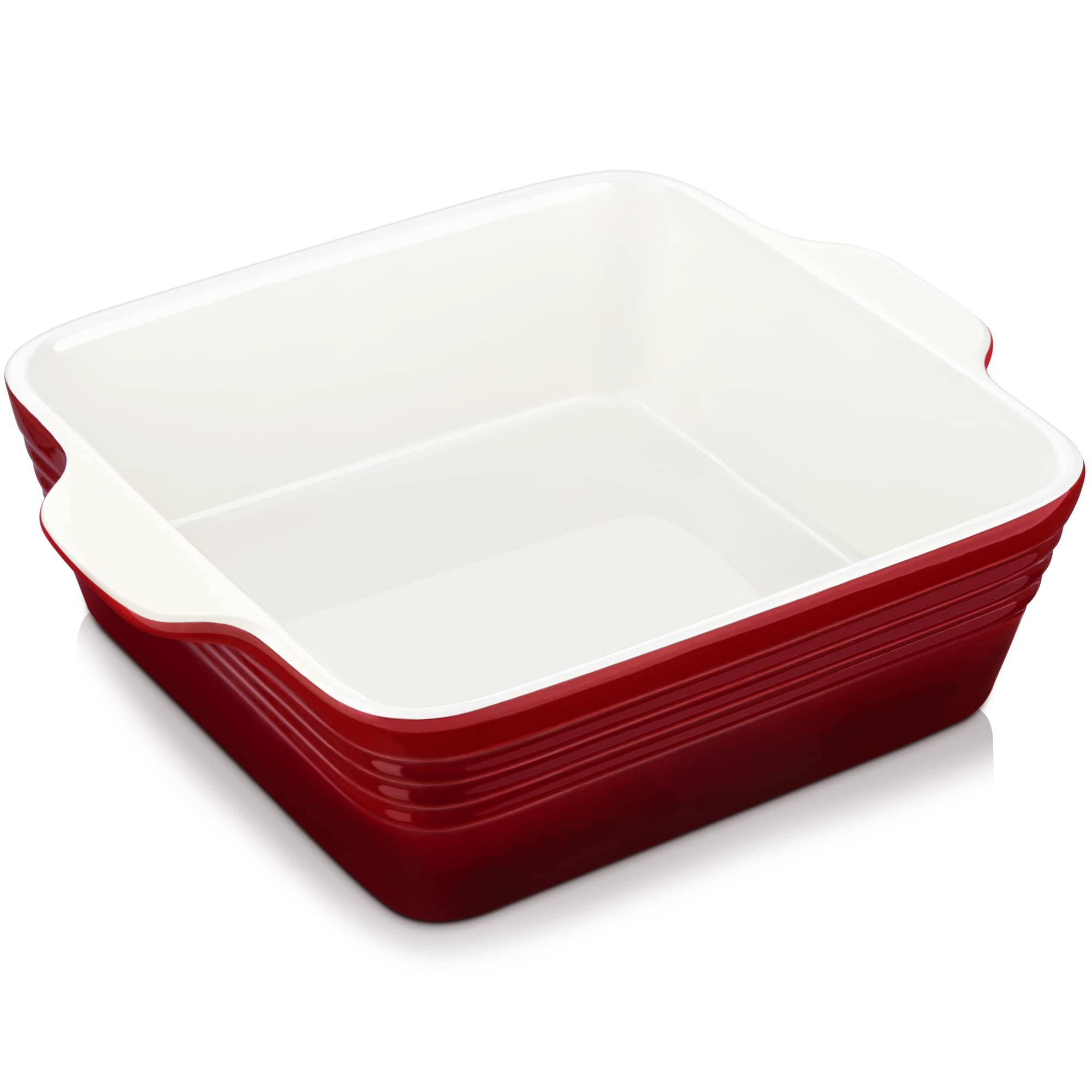 LOVECASA pan hornear cuadrada 8x8, apta para horno, ideal para postres.