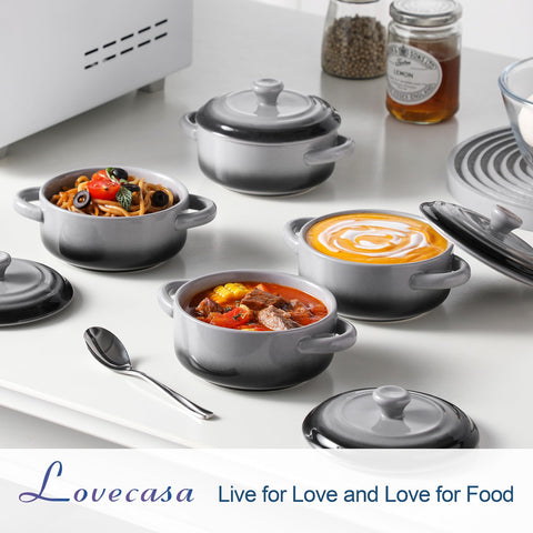 LOVECASA ración individual 12oz, ideal para comidas rápidas y porciones controladas