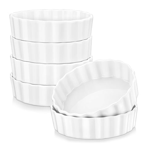 LOVECASA ramekins 8 oz, resistente a golpes térmicos y desgaste.