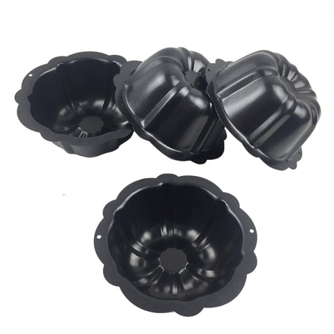 LoveDeal moldeo Kugelhopf mini 4 piezas conjunto para repostería casera