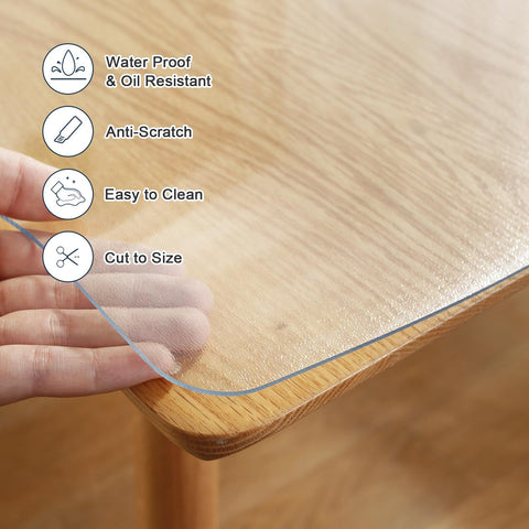 Protector vinílico impermeable para comedor LovePads protege superficies