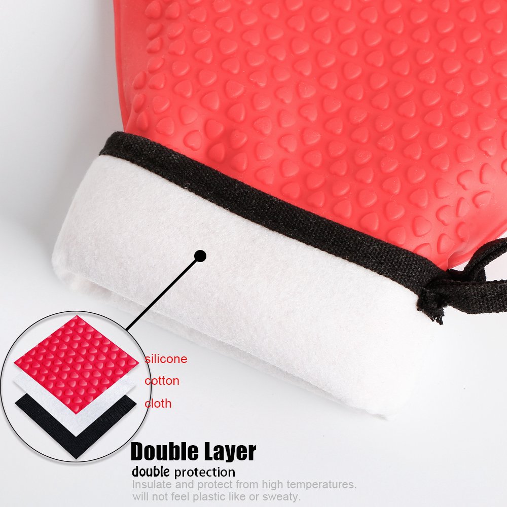 Guantes Loveuing para cocina y barbacoa, agarre cómodo y seguro.