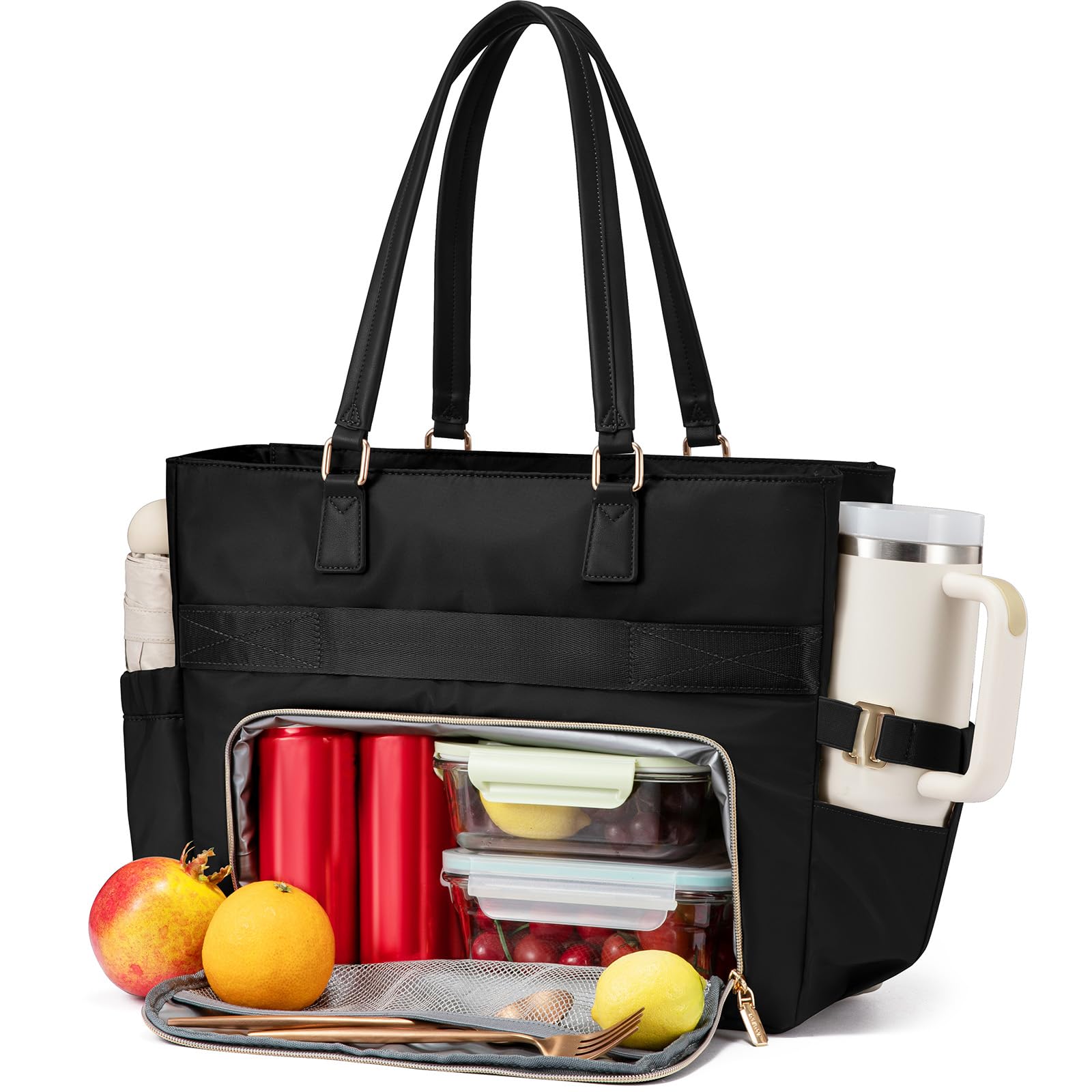 LOVEVOOK bolsa de almuerzo frontal, diseño práctico para uso diario.