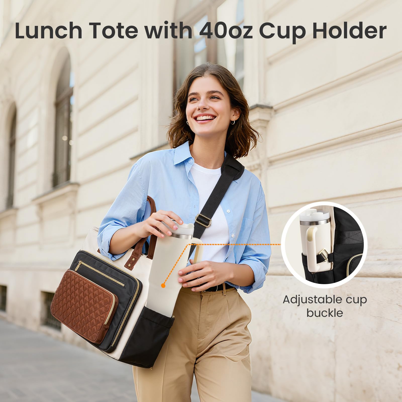 LOVEVOOK compartimento-laptop acolchado protege laptops de hasta 15,6 pulgadas.