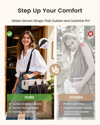 LOVEVOOK diseño elegante tipo tote ideal para oficina y viajes cortos.