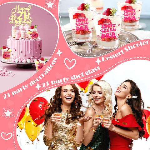 LOVEVOYAGE ambiente fiesta rosa 21, crea atmosfera festiva para brindis.