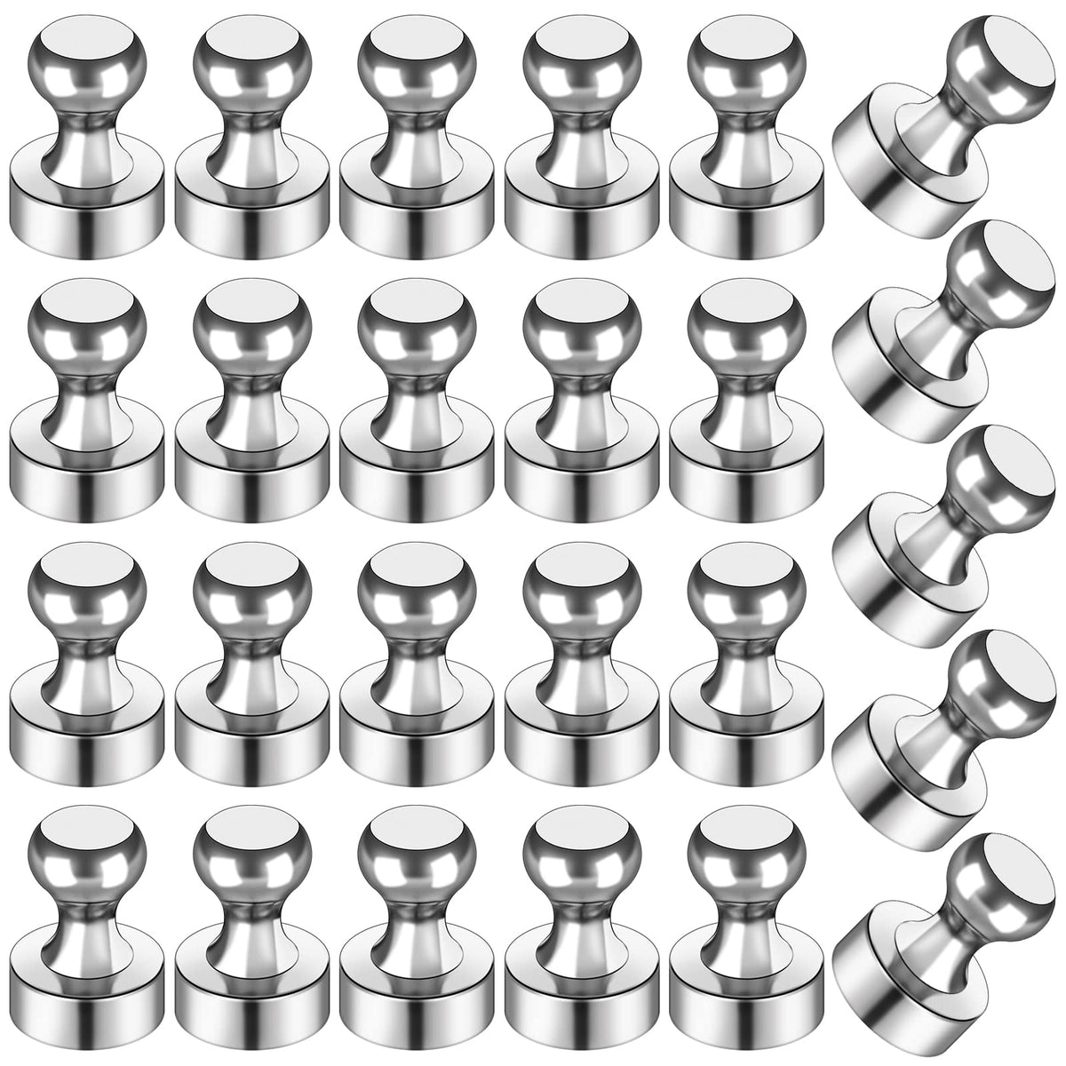 LOVIMAG imanes para nevera: conjunto de 25 piezas compacto para notas.