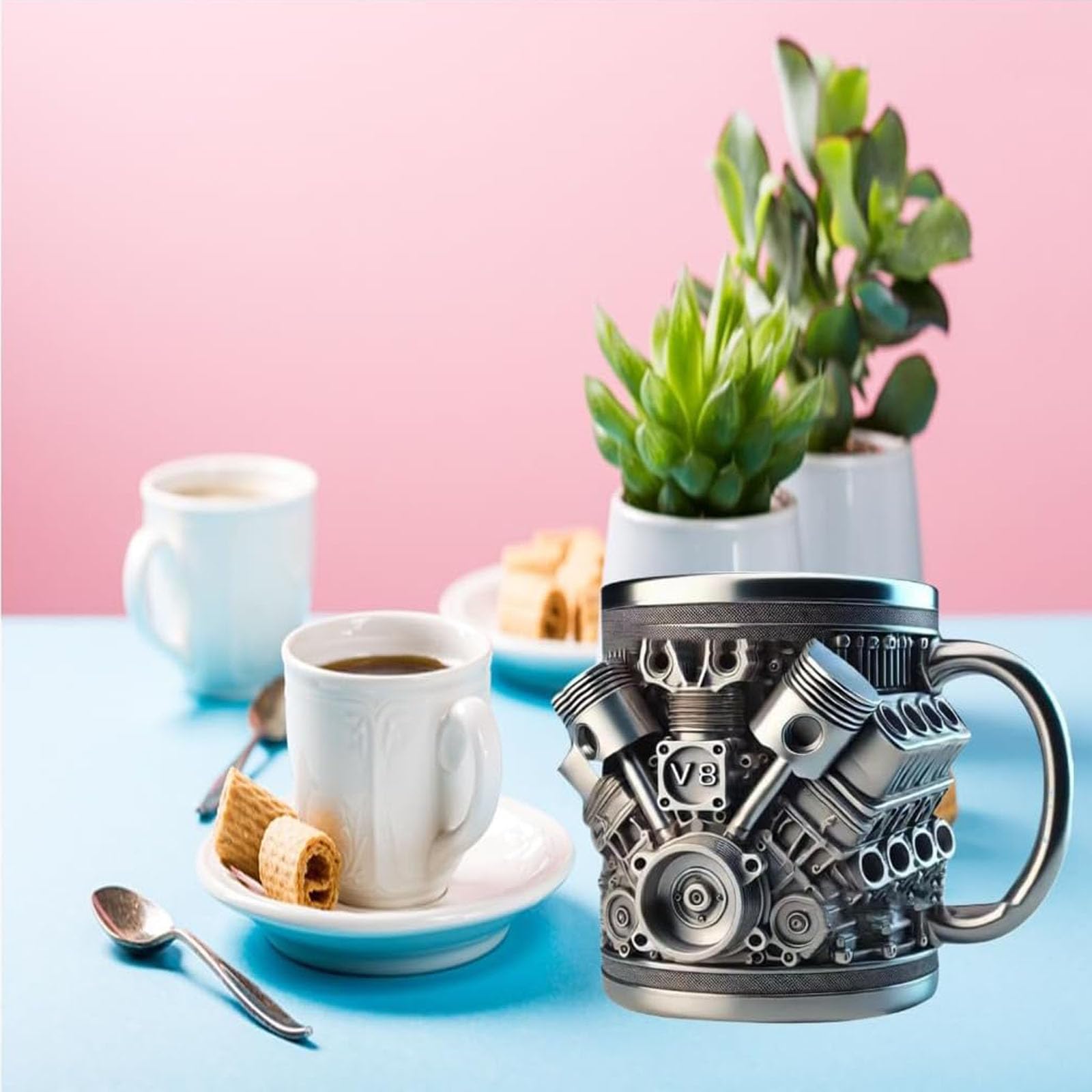 LovinYue FLYSENN taza portátil ideal para exterior.