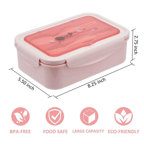 LOVINA bento con 3 compartimentos para porciones variadas.