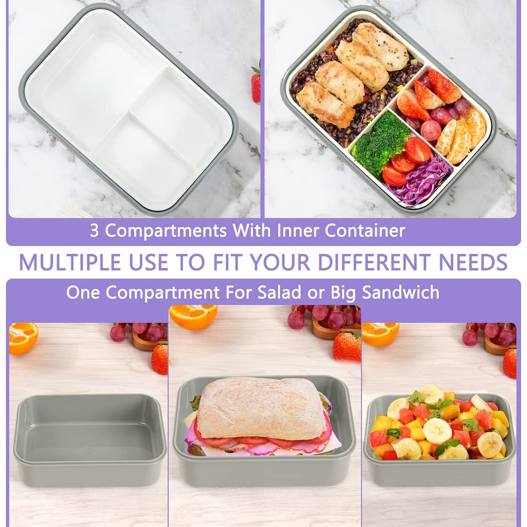 LOVINA bento con dimensiones ideales 1100ml para una comida completa.