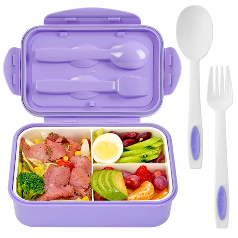 LOVINA caja bento para adultos con tapa separable y capacidad 1100 ml, ideal para porciones.