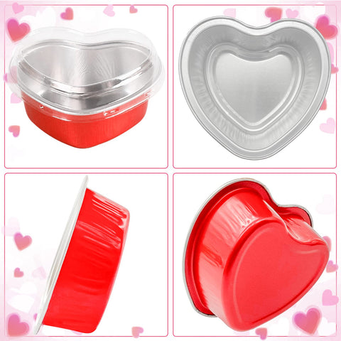 Lovinland moldes corazón para cupcakes, aptos para eventos y celebraciones.