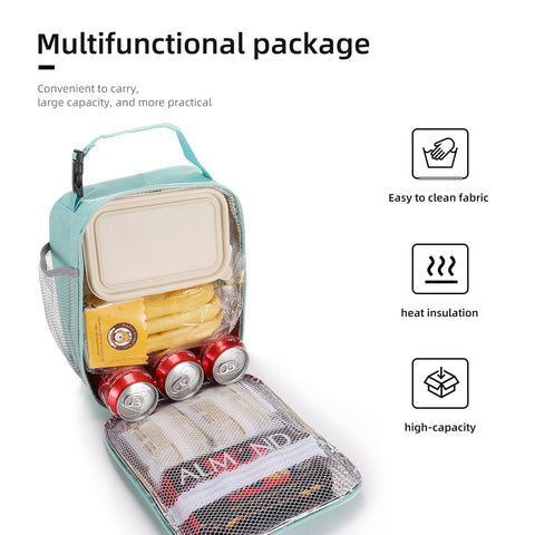 Ideal para picnic al aire libre con Lonchera Lovoeo azul