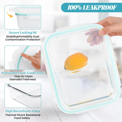 LOVYANXUE contenedor apto para microondas y horno, práctico para recalentar.
