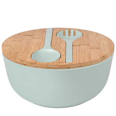 Bol LOVYANXUE de fibra de bambú para ensaladas grandes y frescas.