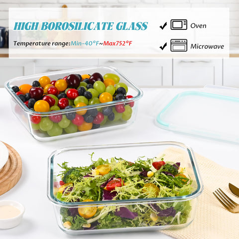 LOVYANXUE vidrio borosilicato transparente permite ver el contenido con claridad.